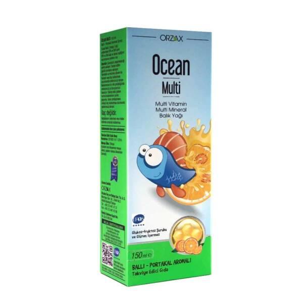 Orzax Ocean Multi: Kids Fish Oil Syrup with Honey Orange Flavor - Omega-3, EPA, DHA, Vitamins & Minerals - IFOS Certified, Delicious & Nutritious. - image 3