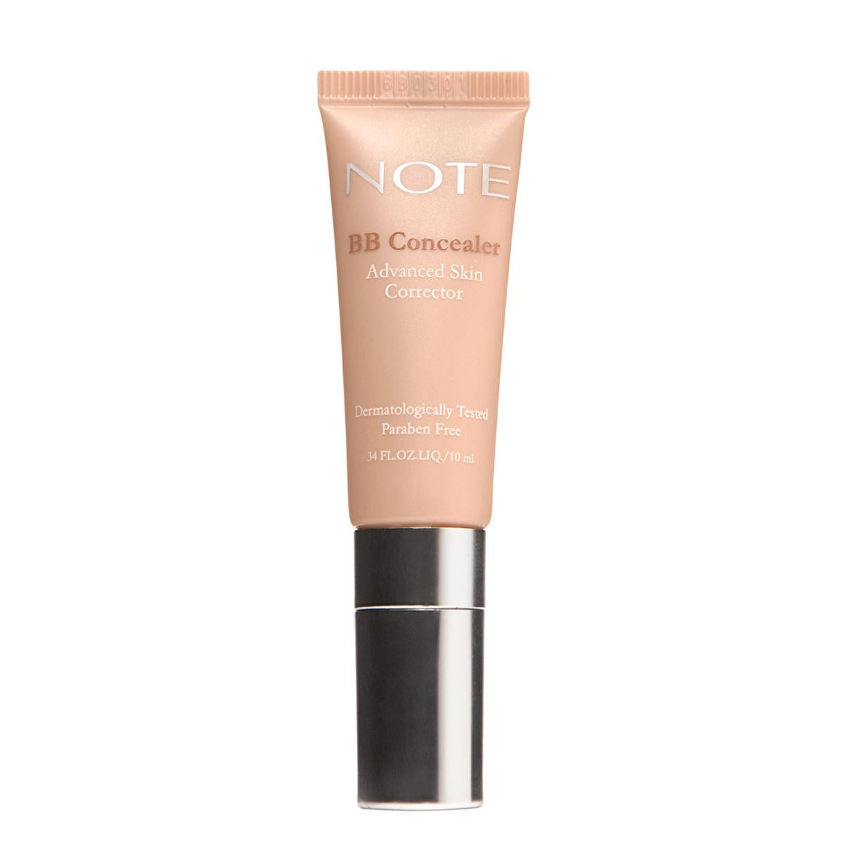 note-bb-concealer-02-packaging, note-bb-concealer-02-application NOTE BB Concealer Kapatıcı 02 - Lightweight Coverage for Women | 0.34 fl. oz. NOTE BB Concealer Kapatıcı 02 - Ideal for All Skin Types note, bb-concealer, beauty, concealer, makeup, women, skincare, hydrating, cruelty-free, ai-generated