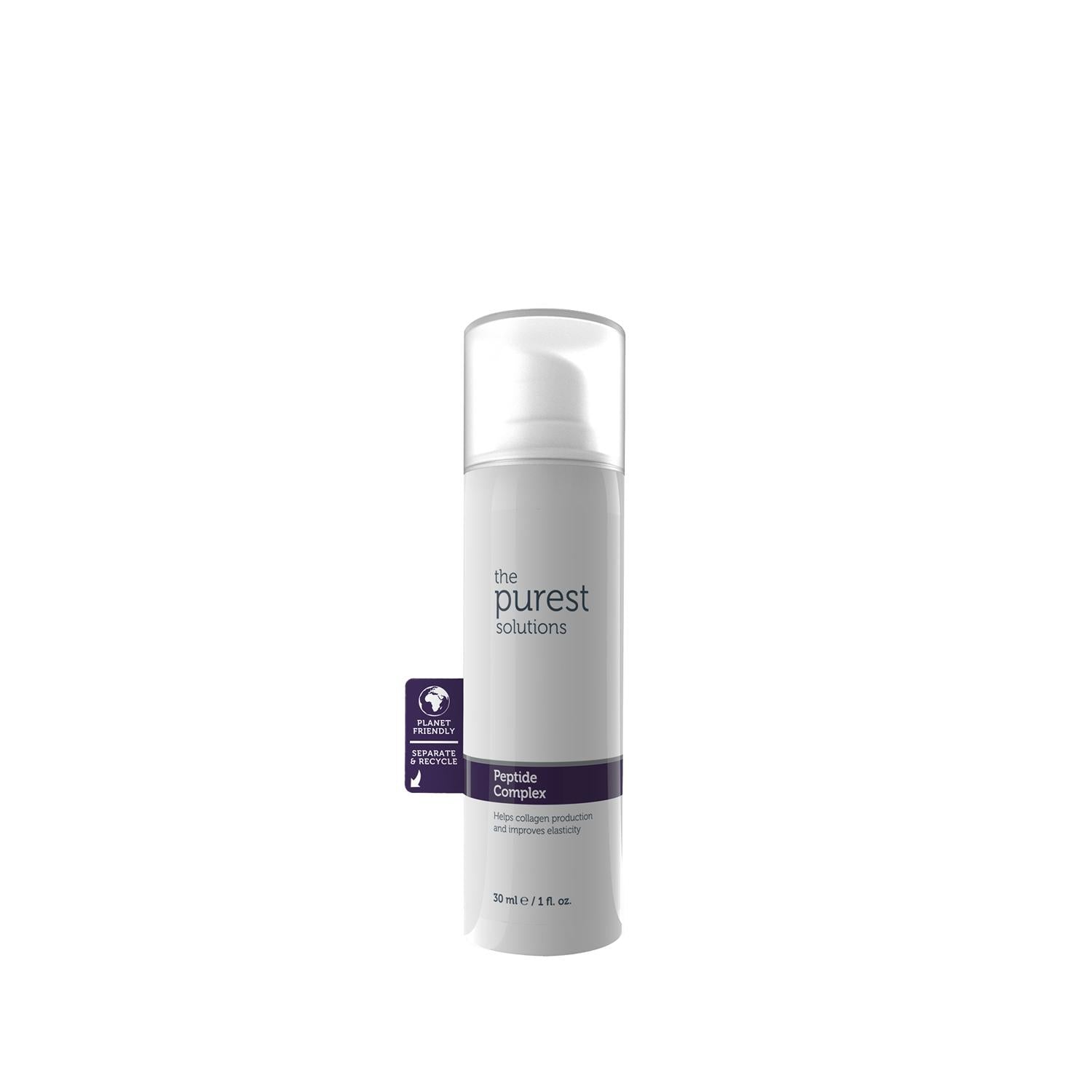 The Purest Solutions Anti-Aging Skin Care Serum with Peptides - 30ml, Stimulates Collagen Production & Improves Skin Elasticity The Purest Solutions Anti-Aging Serum - Peptide Skincare anti-aging skin care serum, peptide skincare, youthful skin, skin health, anti-wrinkle serum, skincare routine, collagen production, skin elasticity, fine lines, wrinkles, skin texture, mature skin, daily skincare, cosmetic, beauty product, skincare essentials