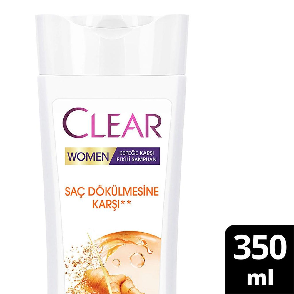 Clear Women Anti-Dandruff Ginger Shampoo for Hair Fall 350ml