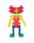 Plus Plus Fosforlu Mix 240 Piece Construction Toy - Glowing Creative Building Set, Made in Denmark - view 2