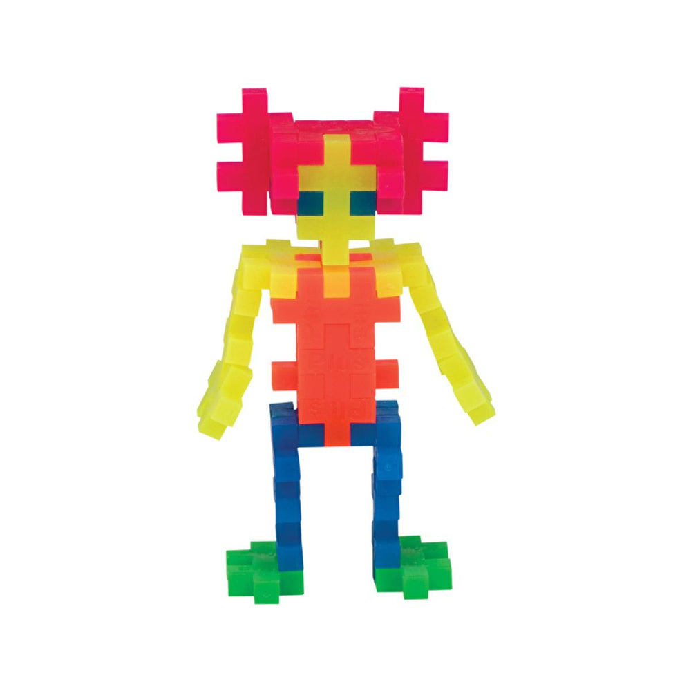 Plus Plus Fosforlu Mix 240 Piece Construction Toy - Glowing Creative Building Set, Made in Denmark - view 2