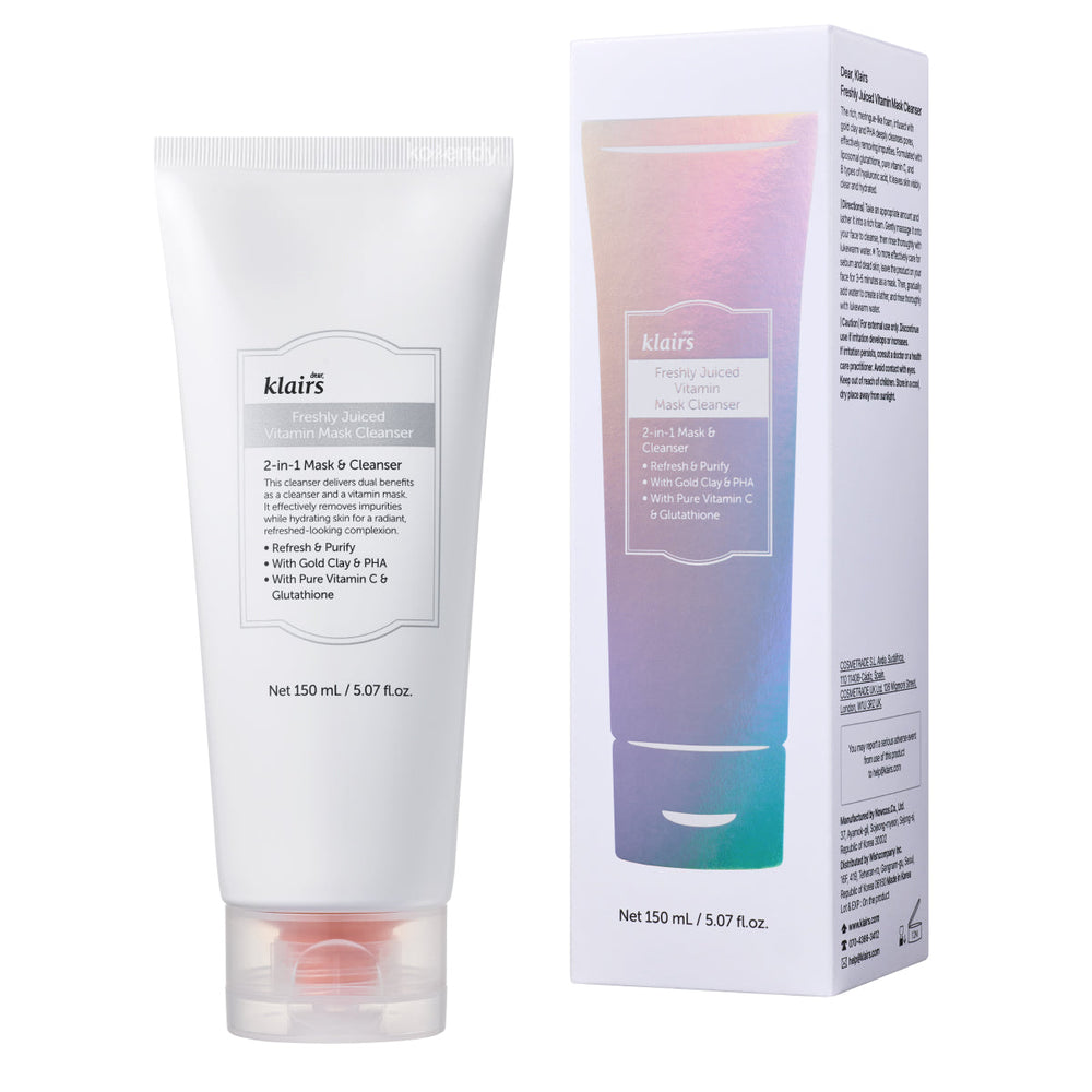 Klairs Freshly Juiced Vitamin Mask Cleanser Brightening Care 20ml
