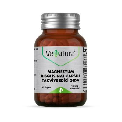 VeNatura Magnesium Bisglycinate Dietary Supplement 30 Capsules