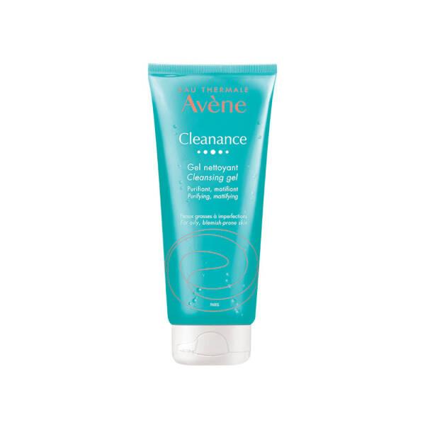 Avene Cleanance: Oil & Acne Control Mattifying Facial Cleansing Gel - Gentle, Non-Comedogenic Formula with Avene Thermal Spring Water (6.76 fl oz) Avene Cleanance: Oil & Acne Control Cleansing Gel Avene Cleanance, oily skin cleanser, acne cleanser, mattifying cleansing gel, facial cleansing gel, non-comedogenic cleanser, Avene Thermal Spring Water, cleanser for oily skin, cleansing gel for acne, oily skin, acne-prone skin, mattifying, gentle cleanser, soothing, non-comedogenic, biodegradable, facial cleanse