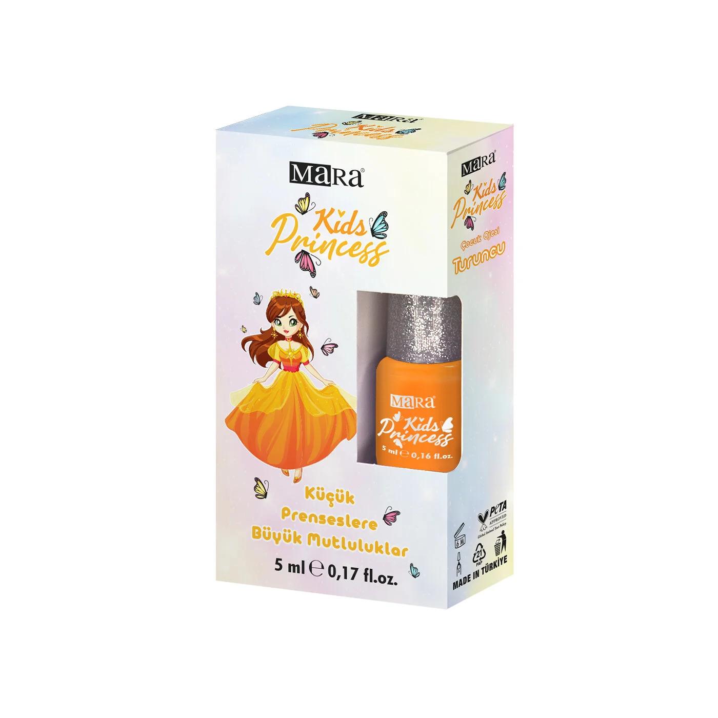 Mara Kids Princess Water-Based Nail Polish Orange 10ml