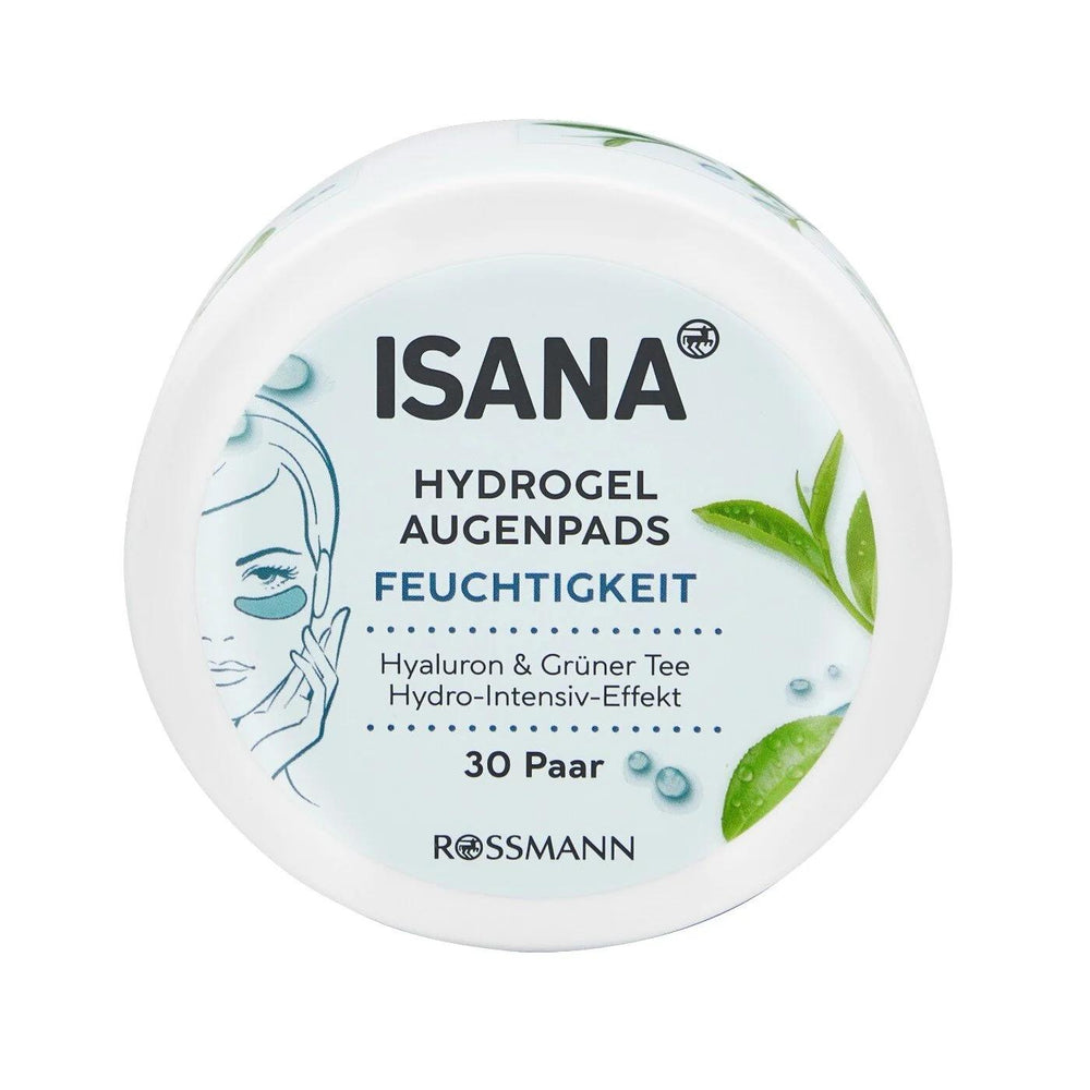 Isana Hydrogel Hyaluronic & Green Tea Eye Pads 30 Pairs