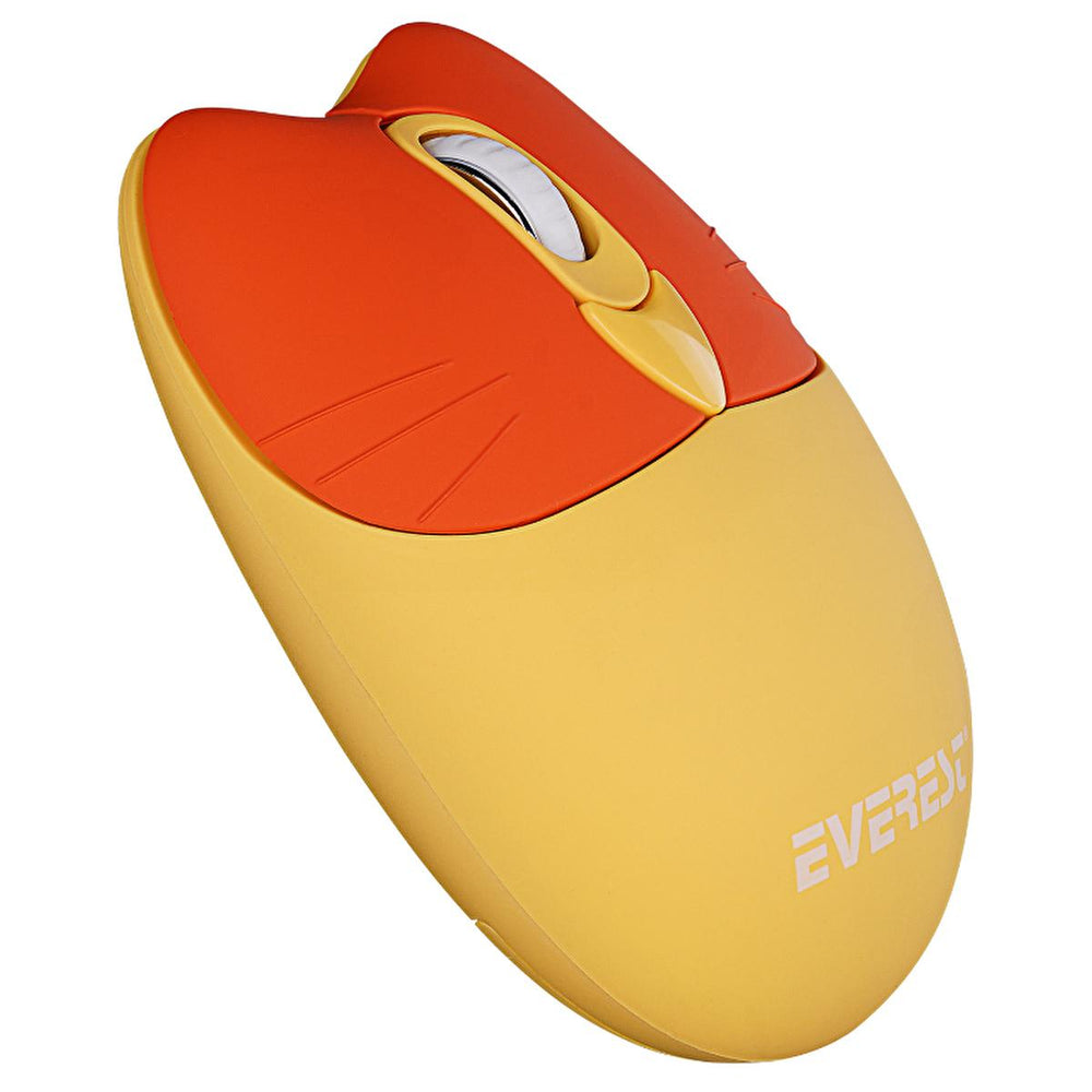 Everest Wireless Keyboard and Mouse Set - 2.4Ghz + Bluetooth, Compact Design, Multimedia Keys - Hair Accessories