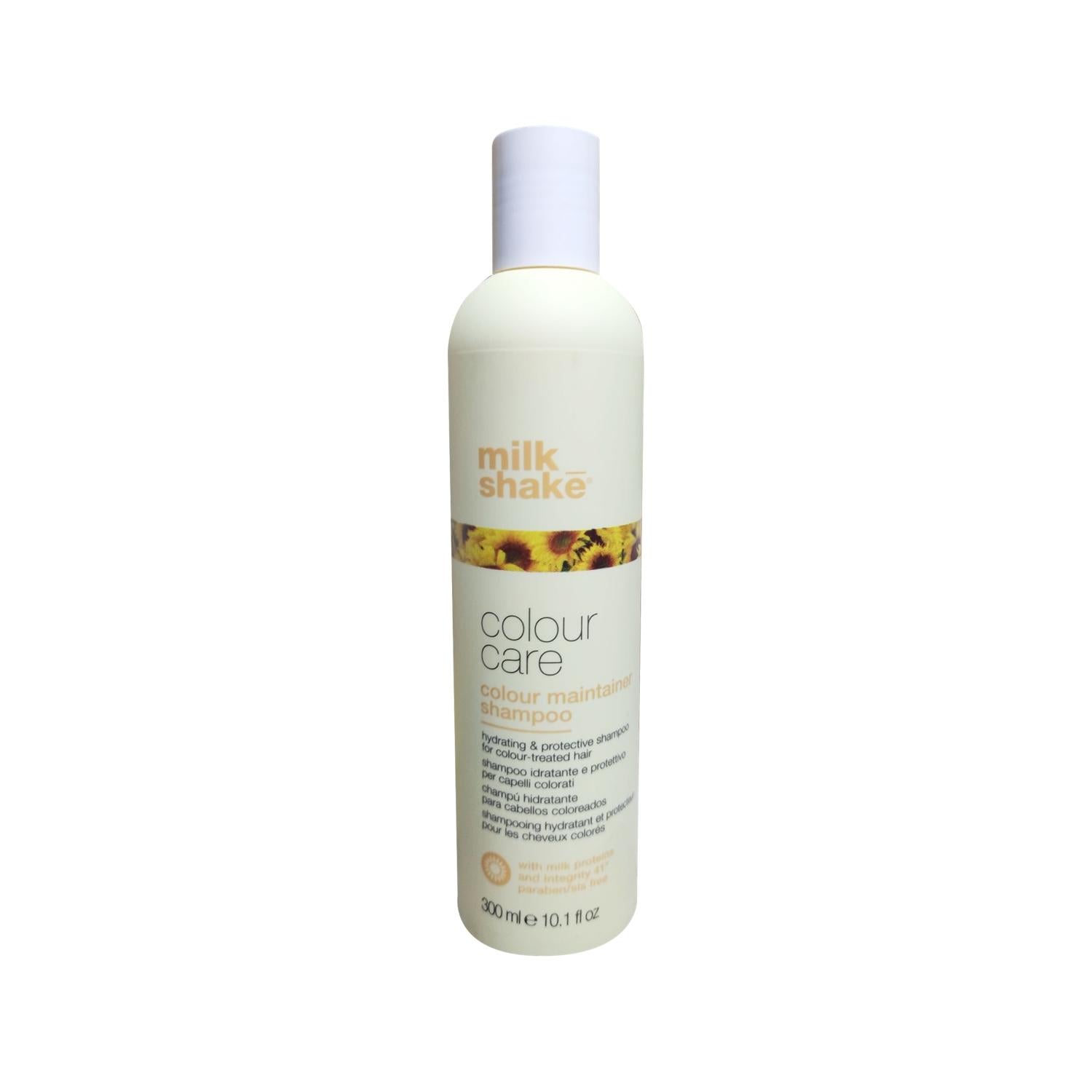 milk_shake Moisturizing Shampoo for Color-Treated Hair - Colour Care Colour Maintainer 300ml Moisturizing Shampoo for Color-Treated Hair | milk_shake moisturizing shampoo, color-treated hair care, hair color maintenance, milk_shake shampoo, colour maintainer shampoo, hair care products, dry hair solution, damaged hair repair, color protection, hair moisturizer, color-treated hair shampoo, vibrant hair color, healthy hair care