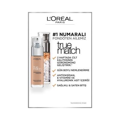 loreal-paris-true-match-foundation-3r-rose-beige-30ml-front-view, loreal-paris-true-match-foundation-3r-rose-beige-30ml-open-cap L'Oreal Paris True Match Foundation - 3R Rose Beige | 30 ml L'Oreal Paris True Match Foundation - 3R Rose Beige loreal-paris, true-match-foundation, rose-beige, makeup, foundation, beauty, women, young-adults, hydrating, ai-generated