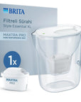 Brita Style Essential XL Water Filter Pitcher 3.6L