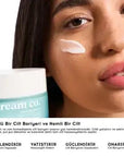 Cream Co. Hydrating Facial Moisturizer Set for Sensitive Skin: Hyaluronic Acid, Niacinamide, Vegan Skincare - Repair & Protect, Improve Skin Texture Cream Co. Facial Moisturizer: Hydrate Sensitive Skin, Vegan facial moisturizer, sensitive skin moisturizer, hyaluronic acid serum, niacinamide moisturizer, vegan skincare, skin barrier repair cream, hydrating face cream, redness relief moisturizer, skin texture improvement, cloud moisturizer, moisturizer, sensitive skin, hyaluronic acid, niacinamide, vegan, ski