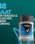 Rexona Men Cobalt Dry Antiperspirant Deodorant Stick - 48 Hour Protection, MotionSense Technology - Deodorant