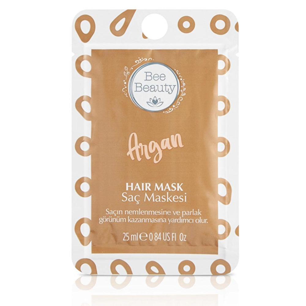 Bee Beauty Argan Hair Mask for Deep Hydration 25 ml