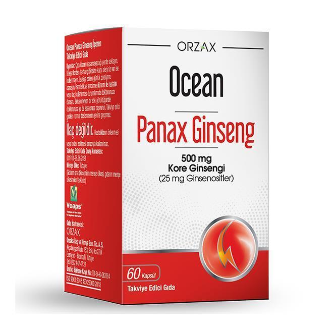 Ocean Panax Ginseng 500 mg 60 Capsules - image 3