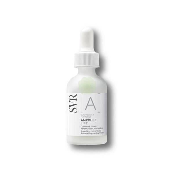 svr a ampoule lift 30ml vitamin-infused serum, packaging of svr a ampoule lift serum, application of svr ampoule lift on skin SVR A Ampoule Lift - Vitamin-Infused Serum | 30ml SVR A Ampoule Lift - Smooths Skin Appearance svr, ampoule-lift, vitamin-serum, skin-rejuvenation, retinol-serum, smooth-skin, facial-serum, anti-aging-support, hydrating-serum, ai-generated