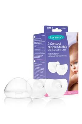 Lansinoh Nipple Shield, 24mm - Breastfeeding Aid for New Mothers, 2 Pieces with Storage Case Lansinoh 24mm Nipple Shield - Breastfeeding Aid Nipple Shield, Breastfeeding aid, Lansinoh, 24mm nipple shield, Breastfeeding support, New mothers, Latching difficulties, Breastfeeding accessories, Breastfeeding help, Mothers, Parenting, Baby care