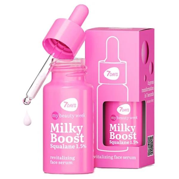 7Days: My Beauty Week Squalane Serum - Hydrating, Anti-Aging & Skin Lifting Face Serum w/ Seaweed Extract for Dry Skin & SOS Restoration 7Days Squalane Serum: Hydrate, Lift & Restore Your Skin Squalane serum, Hydrating face serum, Anti-aging serum, Skin lifting serum, Seaweed extract skincare, 7Days My Beauty Week, Dry skin serum, SOS skin restoration, Milky boost serum, Face serum concentrate, facial serum, squalane, hydration, anti-aging, skin lifting, seaweed extract, dry skin, skin restoration, milky bo