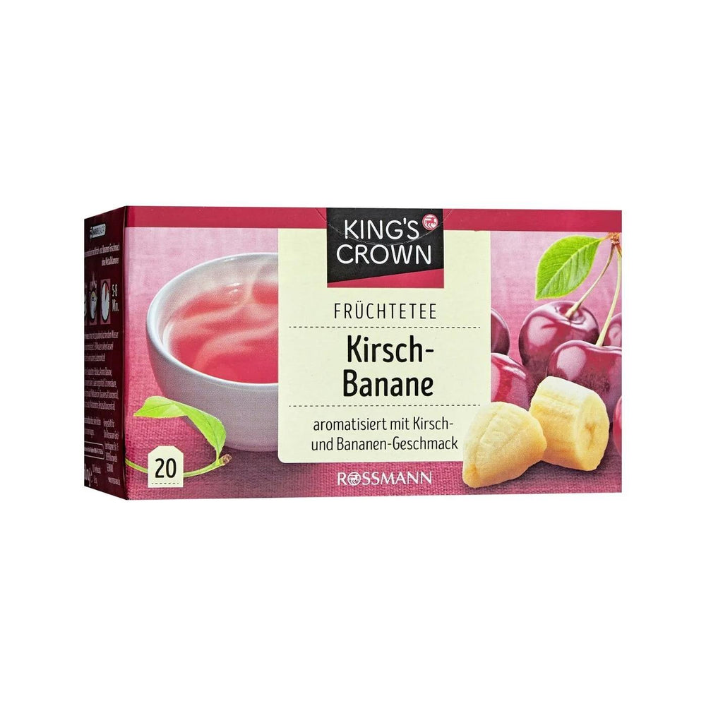 Kings Crown Cherry & Banana Herbal Tea 60g 20 Bags