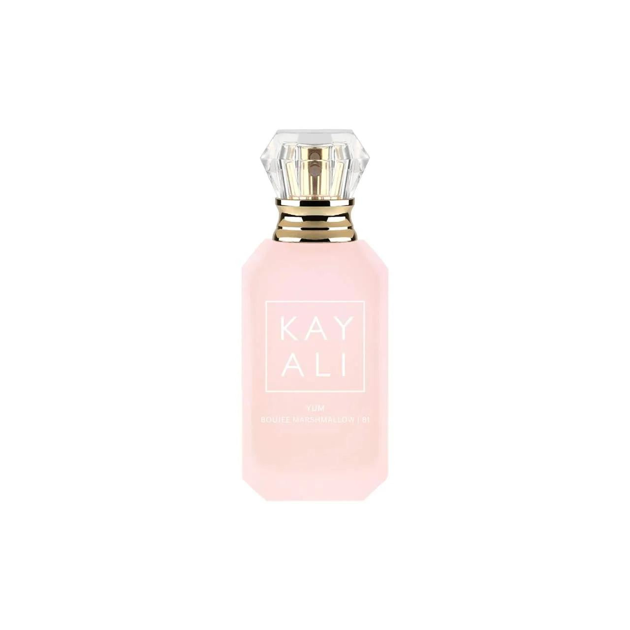 KAYALI Yum Boujee Marshmallow 81 Eau de Parfum Intense: Sweet Strawberry, Vanilla, & Marshmallow Gourmand Fragrance for Women KAYALI Marshmallow Perfume: Sweet Gourmand Fragrance | Women's EDP marshmallow perfume, gourmand fragrance, sweet perfume, vanilla perfume, strawberry perfume, Kayali perfume, warm spicy perfume, women's perfume, Eau de Parfum, fragrance for women, perfume, sweet fragrance, long-lasting fragrance, luxurious perfume, Middle Eastern inspired, diamond bottle, jeweled cap, strawberry, pi