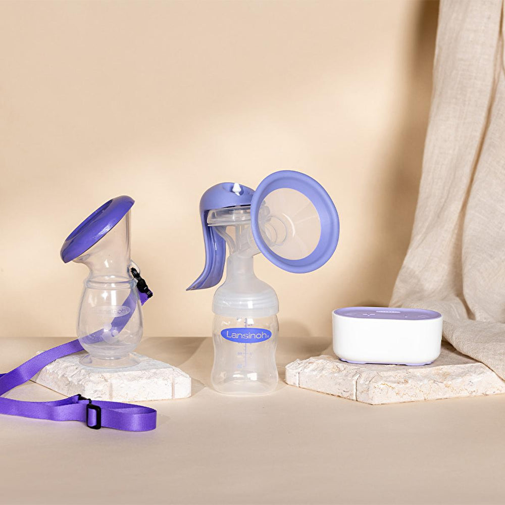 Lansinoh Silicone Breast Pump - Manual, Portable, and Easy-to-Use Breastfeeding Accessory for New Mothers - view 3
