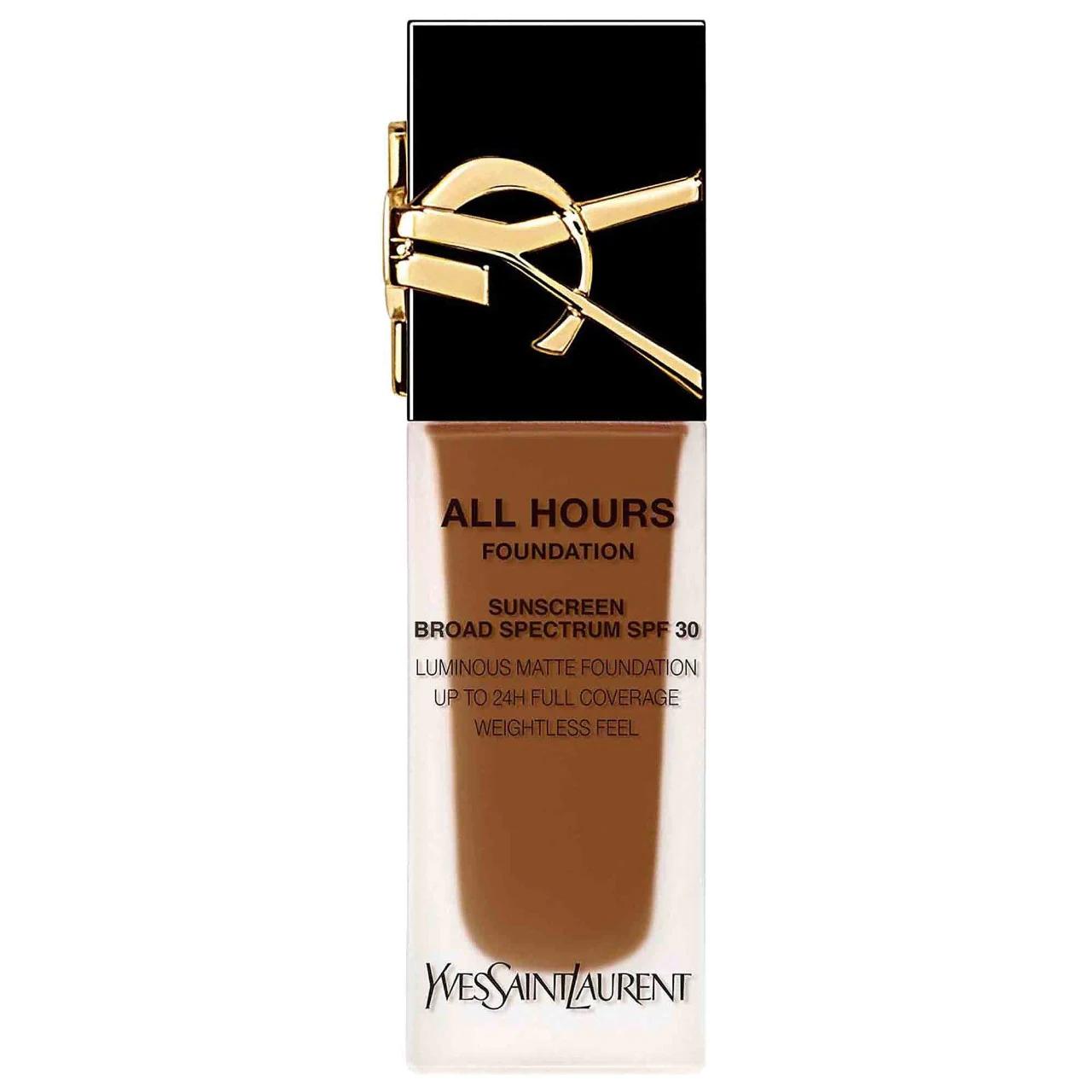 All Hours 24H Longwear Liquid Foundation with Hyaluronic Acid, SPF 30 - Matte Finish, Full Coverage for All Skin Types All Hours 24H Longwear Liquid Foundation - Matte Finish, SPF 30 Longwear Foundation, Liquid Foundation, SPF 30 Foundation, Hyaluronic Acid Makeup, Matte Finish Foundation, Full Coverage Foundation, Makeup for Normal Skin, Makeup for Dry Skin, Makeup for Combination Skin, Makeup for Oily Skin, Hydrating Foundation, Transfer Proof Makeup, Waterproof Makeup, Heat Resistant Makeup, Foundation w