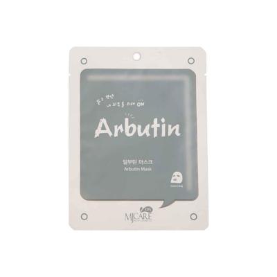 Mjcare Arbutin Face Mask 22g - Skin Tone Evening, Moisturizing & Brightening Sheet Mask for All Skin Types - Face Mask