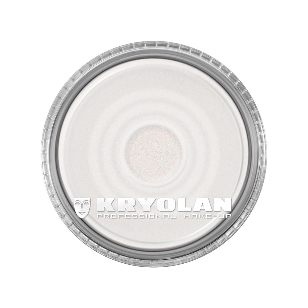 Kryolan Polyester Glimmer Fine Pearl White Glitter 4g