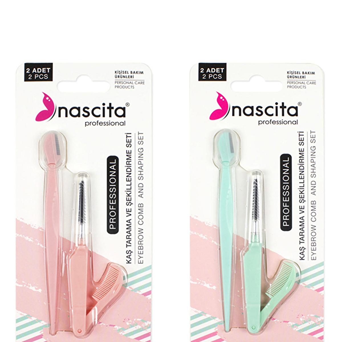 Nascita Eyebrow and Eyelash Grooming Set - Portable Beauty Kit with Mascara Brush and Eyebrow Razor Nascita Eyebrow Grooming Set - Portable Beauty Kit eyebrow grooming set, eyelash grooming tool, portable beauty kit, mascara brush, eyebrow razor, foldable grooming tool, beauty accessories, personal grooming, beauty kit, cosmetic tool, travel beauty essentials, daily beauty routine, grooming kit, Nascita