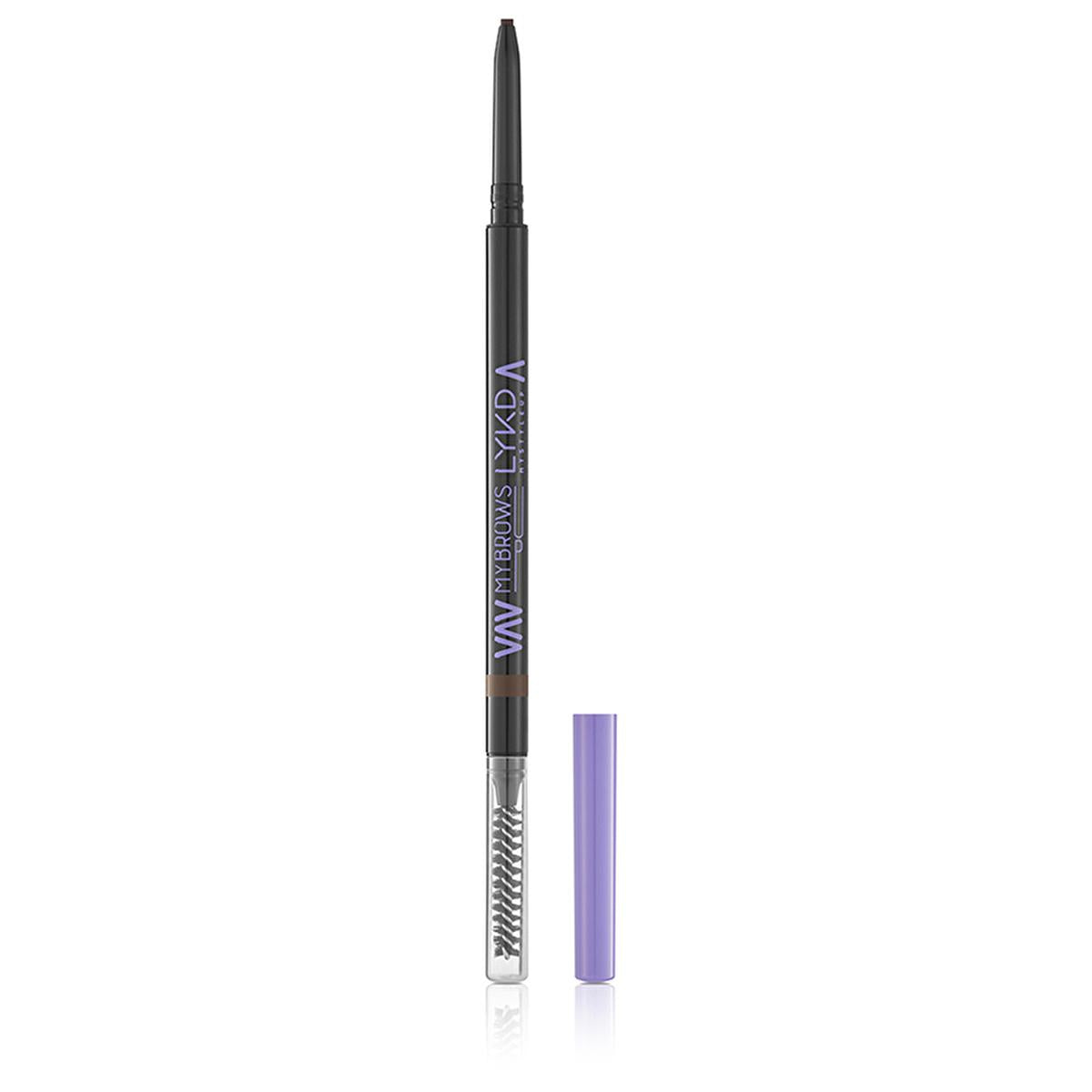 LYKD Micro Eyebrow Pencil - 160 Chocolate Brown: Define & Shape for a Natural, Fuller Brow Look LYKD Micro Eyebrow Pencil - Define Brows Naturally eyebrow pencil, micro eyebrow pencil, brow definer, eyebrow shaping, natural eyebrow look, chocolate brown eyebrow pencil, LYKD eyebrow pencil, brow filler, eyebrow makeup, eyebrow, brow, pencil, makeup, cosmetics, brow shaping, brow definition, natural brows, defined brows, chocolate brown, micro tip, shaping brush, high pigmentation, sparse eyebrows, fill eyebr