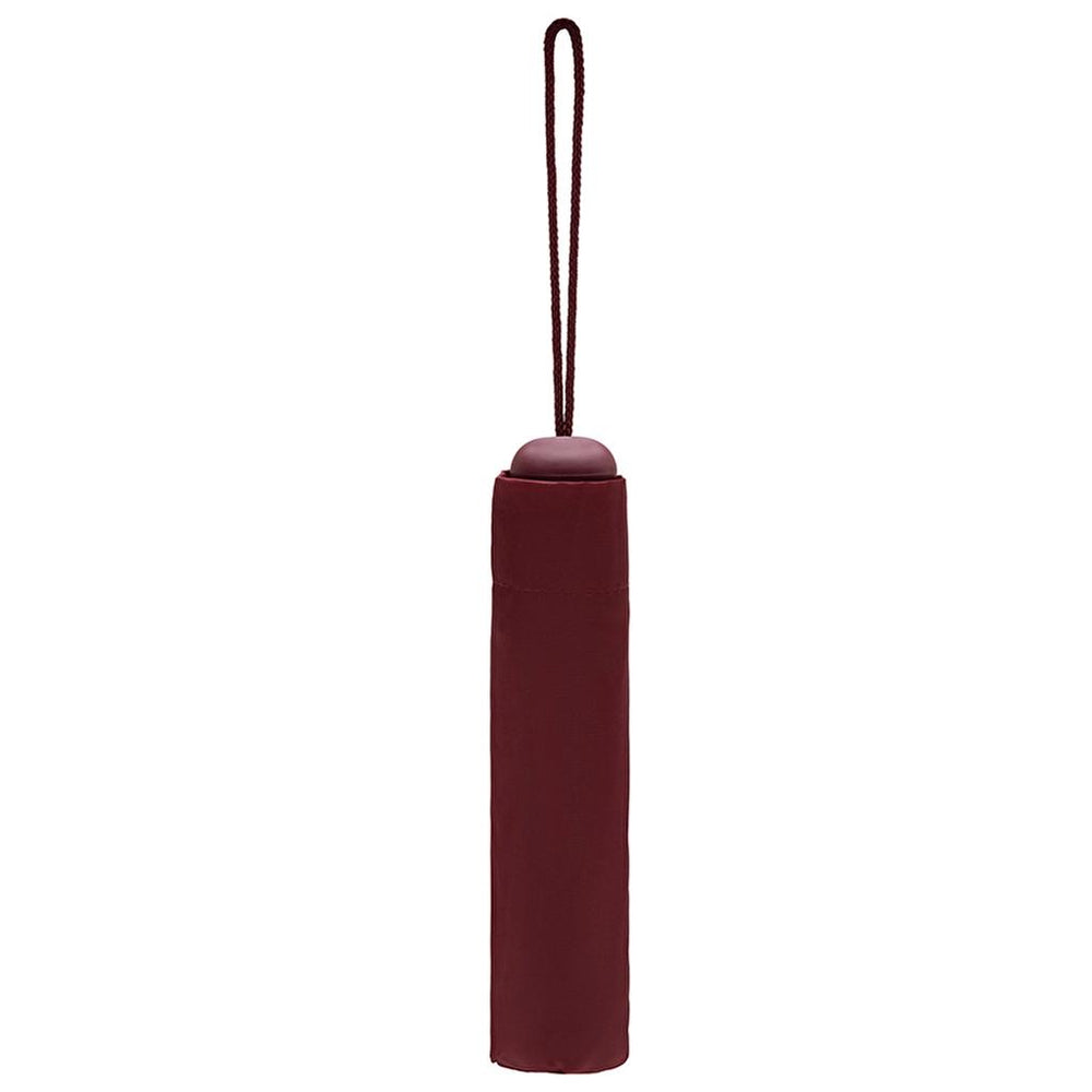Eklips Manual Compact Rain Umbrella in Burgundy, 1 Count