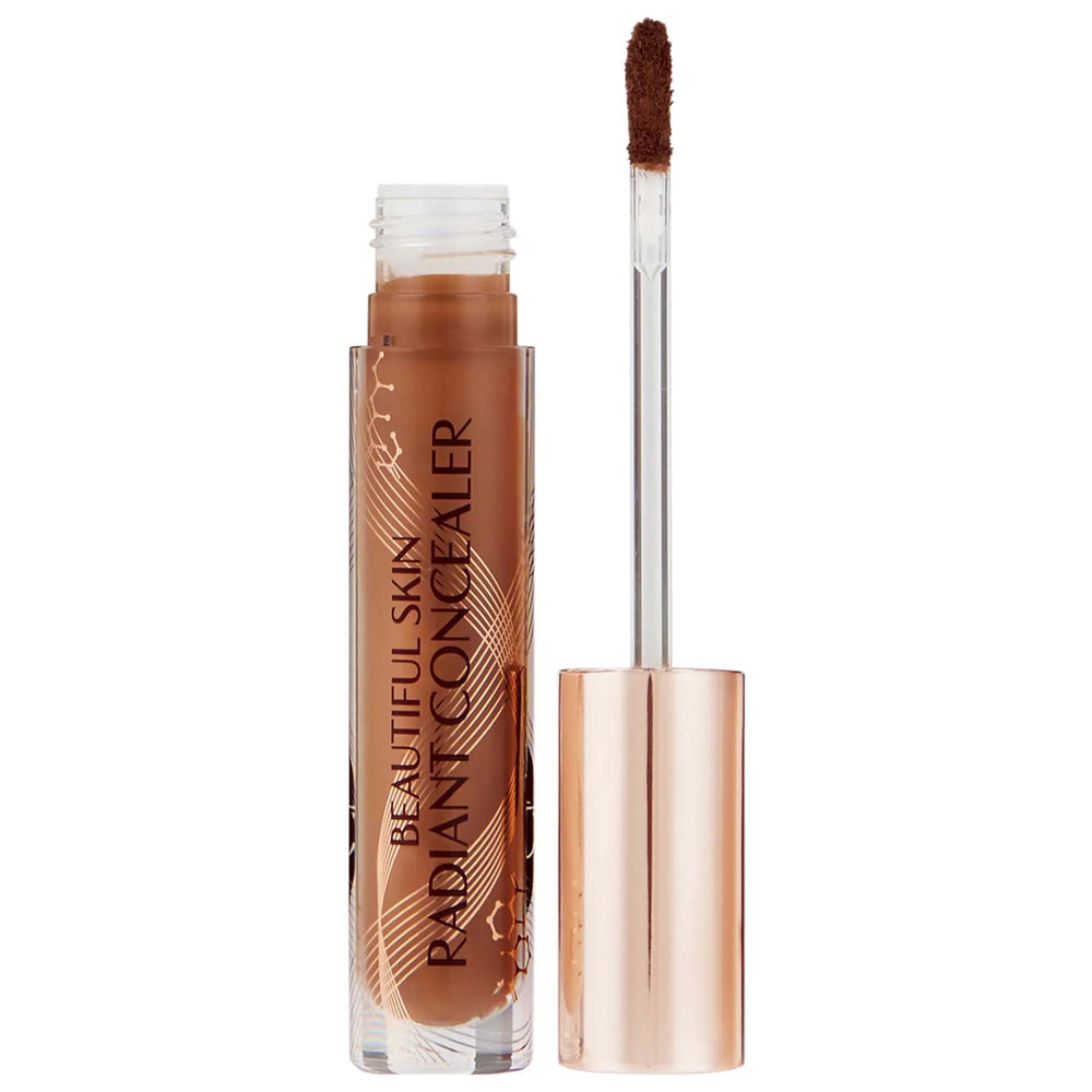 Charlotte Tilbury Beautiful Skin Medium to Full Coverage Radiant Concealer - Waterproof, Hyaluronic Acid, Long-Lasting Charlotte Tilbury Concealer - Hyaluronic Acid, Waterproof & Long-Lasting concealer, medium to full coverage, waterproof, hyaluronic acid, long-lasting concealer, skincare-infused makeup, dark circle concealer, natural finish, liquid concealer, niacinamide, golden vitamin c, cruelty-free, gluten-free, paraben-free, formaldehyde-free, phthalate-free, sensitive skin friendly, everyday makeup, 