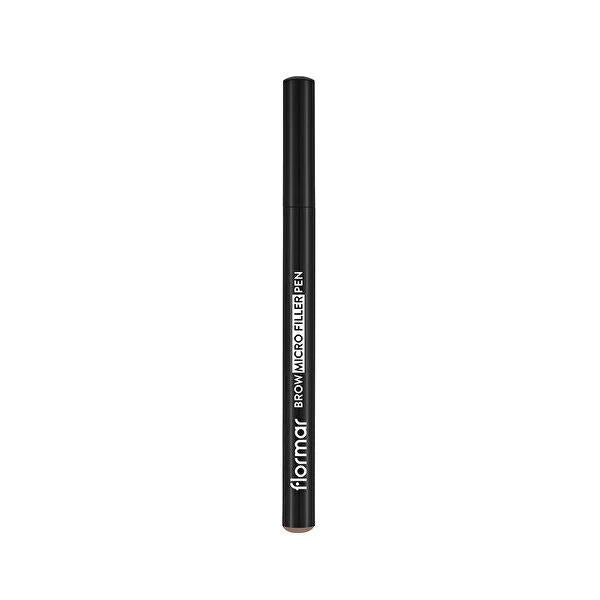 Flormar Eyebrow Pen - Brow Micro Filler for Natural Makeup Look, Long-Lasting Cosmetics Flormar Eyebrow Pen for Fuller Brows eyebrow pen, brow filler, natural makeup, long-lasting cosmetics, precise application, makeup, cosmetics, beauty products, grooming, eyebrow grooming, sparse eyebrows, smudge-proof, buildable coverage, easy to apply, Flormar, brow care