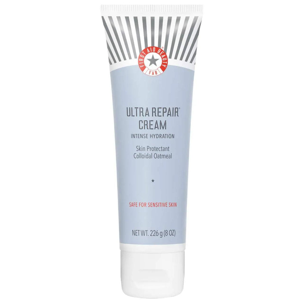 First Aid Beauty Ultra Repair Cream - Face and Body Moisturizer for Dry, Distressed Skin & Eczema Relief, Vegan & Cruelty-Free Ultra Repair Cream - Vegan Face & Body Moisturizer for Dry Skin Face and Body Moisturizer, Eczema Relief, Dry Skin Repair, Vegan Skincare, Cruelty-Free Beauty Products, Gluten-Free Moisturizer, Colloidal Oatmeal Benefits, Skincare for Sensitive Skin, Moisturizer for Dry Skin, Hydrating Cream, Soothing Skin Care, Skin Barrier Repair, Natural Ingredients, Non-Greasy Moisturizer, Long-