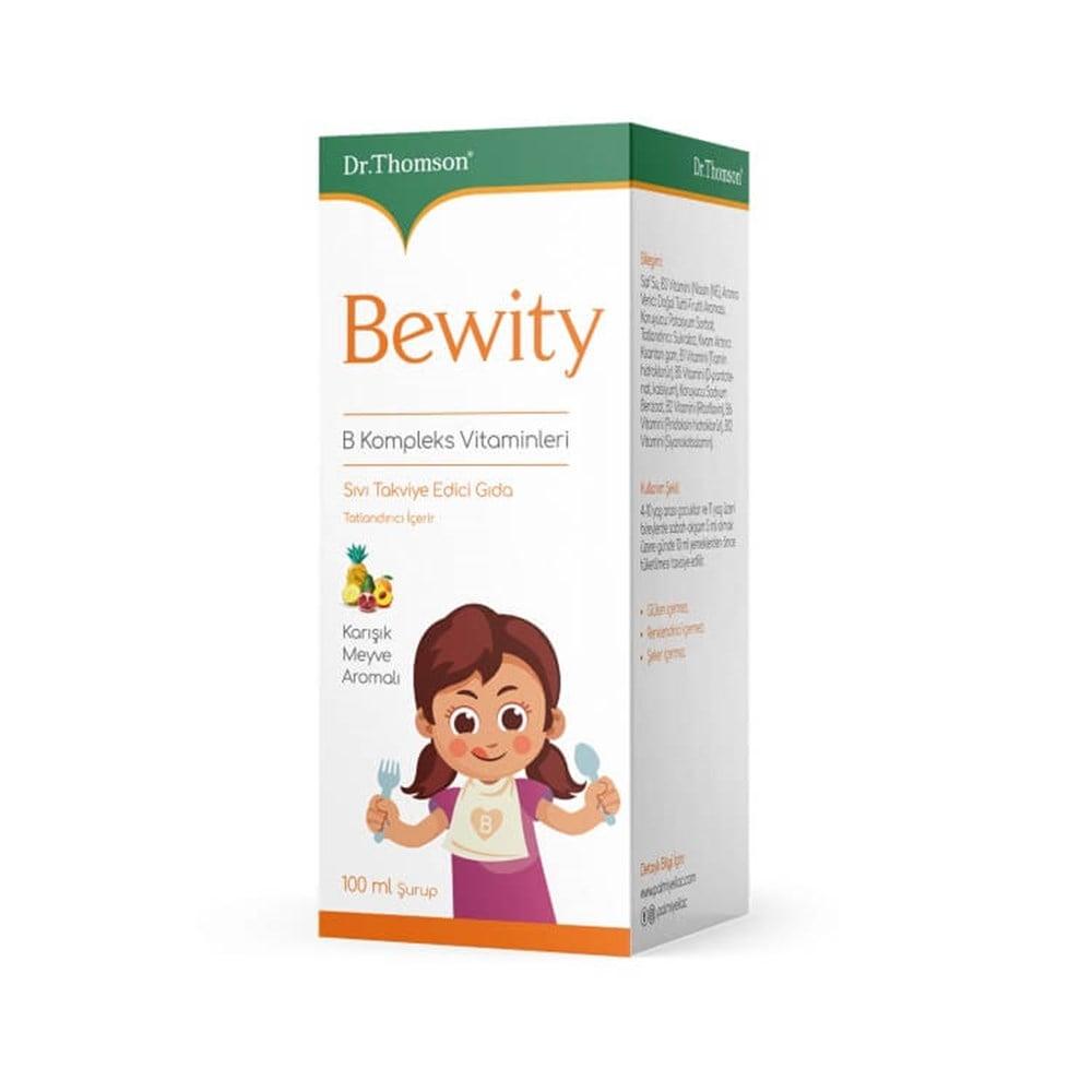 Dr. Thomson Bewity B Complex Vitamin Supplement for Kids - 3.38 fl oz Liquid Vitamin B Complex for Children Dr. Thomson B Complex Vitamin for Kids - Liquid Supplement Vitamin B Complex, Children's Supplement, Liquid Vitamin, Dr. Thomson Bewity B Kompleks, Pediatric Nutrition, Kids Health, Nutritional Supplements, Dietary Supplements, Health and Wellness, Parenting Essentials