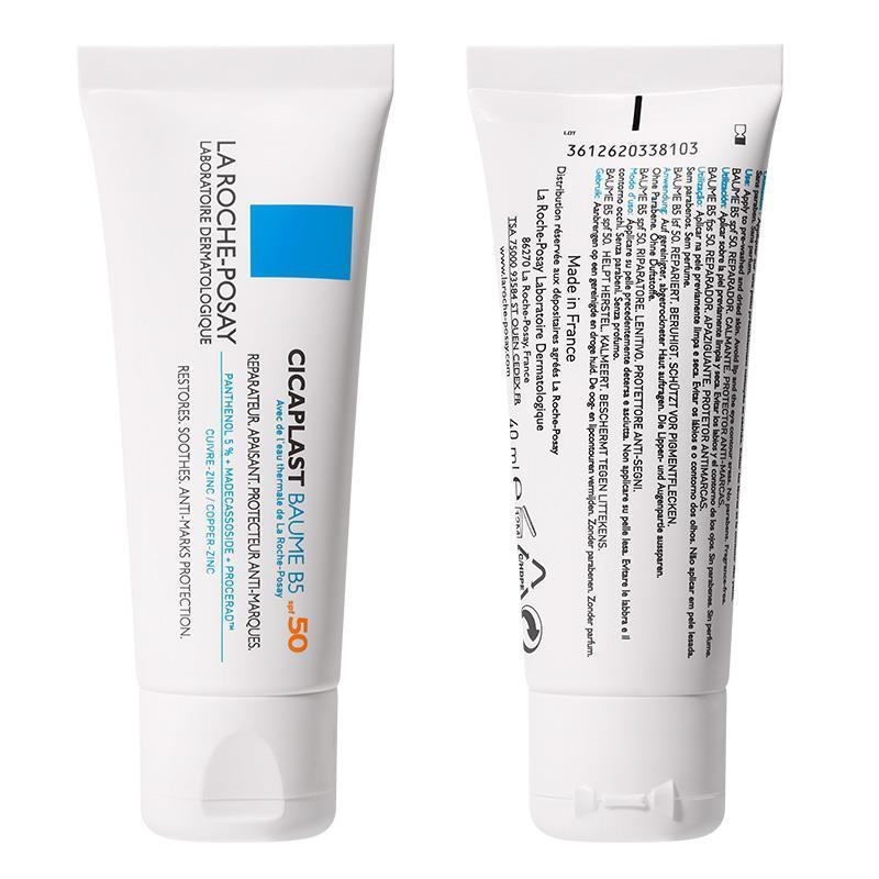 La Roche Posay Cicaplast Baume B5 SPF 50 Soothing Moisturizer Cream for Dry & Damaged Skin - Non-Greasy, Vitamin B5 - view 4