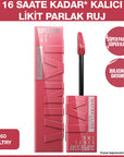 Maybelline New York Super Stay Vinyl Ink Liquid Lipstick - Long Lasting, High Shine, Smudge Resistant - 160 Sultry Maybelline Super Stay Vinyl Ink Lipstick - Long Lasting & High Shine long-lasting liquid lipstick, high shine lipstick, smudge-resistant lip color, easy apply lipstick, non-sticky lip gloss, Maybelline New York, Super Stay Vinyl Ink, Liquid Lipstick, 160 Sultry, cosmetics, makeup, lip care, durable lip color, vibrant lip finish