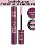 Maybelline New York Lash Sensational Sky High Burgundy Haze Mascara - Long-Lasting Volume & Length Maybelline Lash Sensational Sky High Mascara - Long-Lasting Volume Maybelline New York Lash Sensational Sky High, Burgundy Haze Mascara, Long-lasting mascara, Volumizing mascara, Cosmetic product with bamboo extract, Beauty, Makeup, Eye makeup, Mascara, Volumizing, Lengthening, Long-lasting, Bamboo extract, Burgundy Haze, New arrival, Makeup essentials, Eye care, Cosmetics