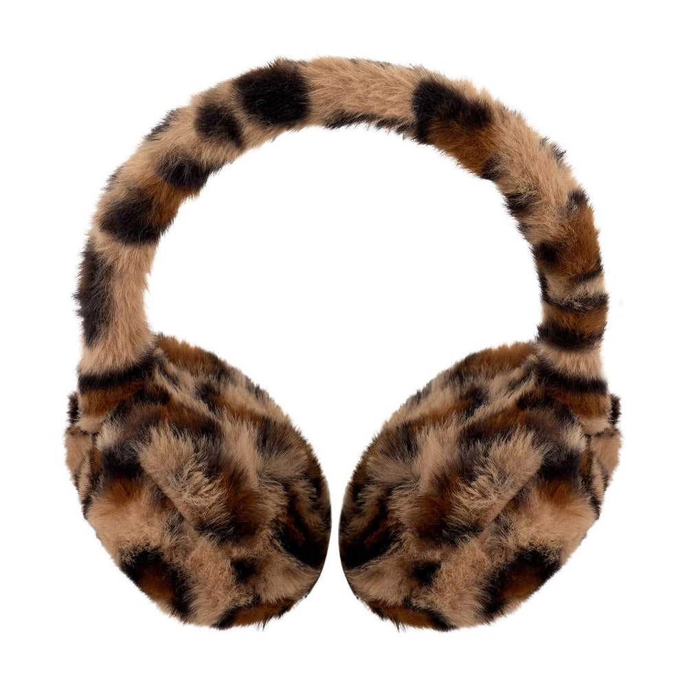 Eklips Leopard Print Plush Earmuffs for Kids