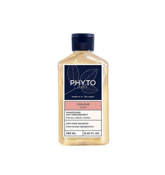 phyto color shampoo for colored hair, anti-fade shampoo bottle, hair care product for color treated hair Phyto Color Shampoo - Color Protecting for Colored Hair | 8.45 fl oz Phyto Color Shampoo - Anti-Fade Formula | 8.45 fl oz phyto, color-shampoo, anti-fade, hair-care, colored-hair, shampoo, sulfate-free, hair-treatment, daily-use, ai-generated