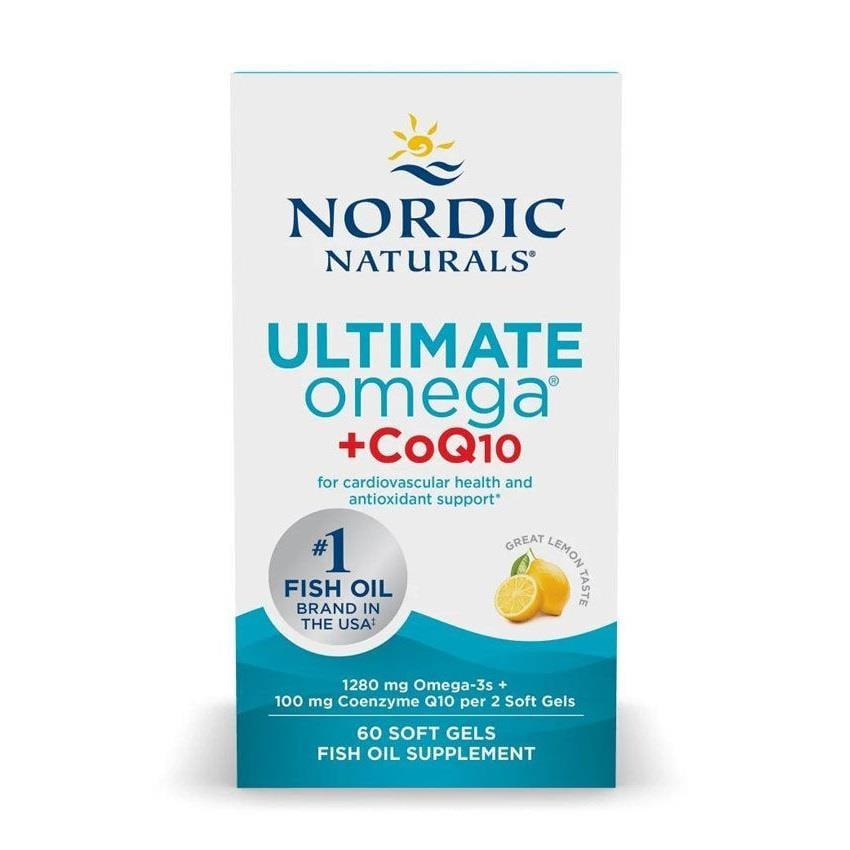 Nordic Naturals Ultimate Omega & CoQ10 Softgels 60 Count