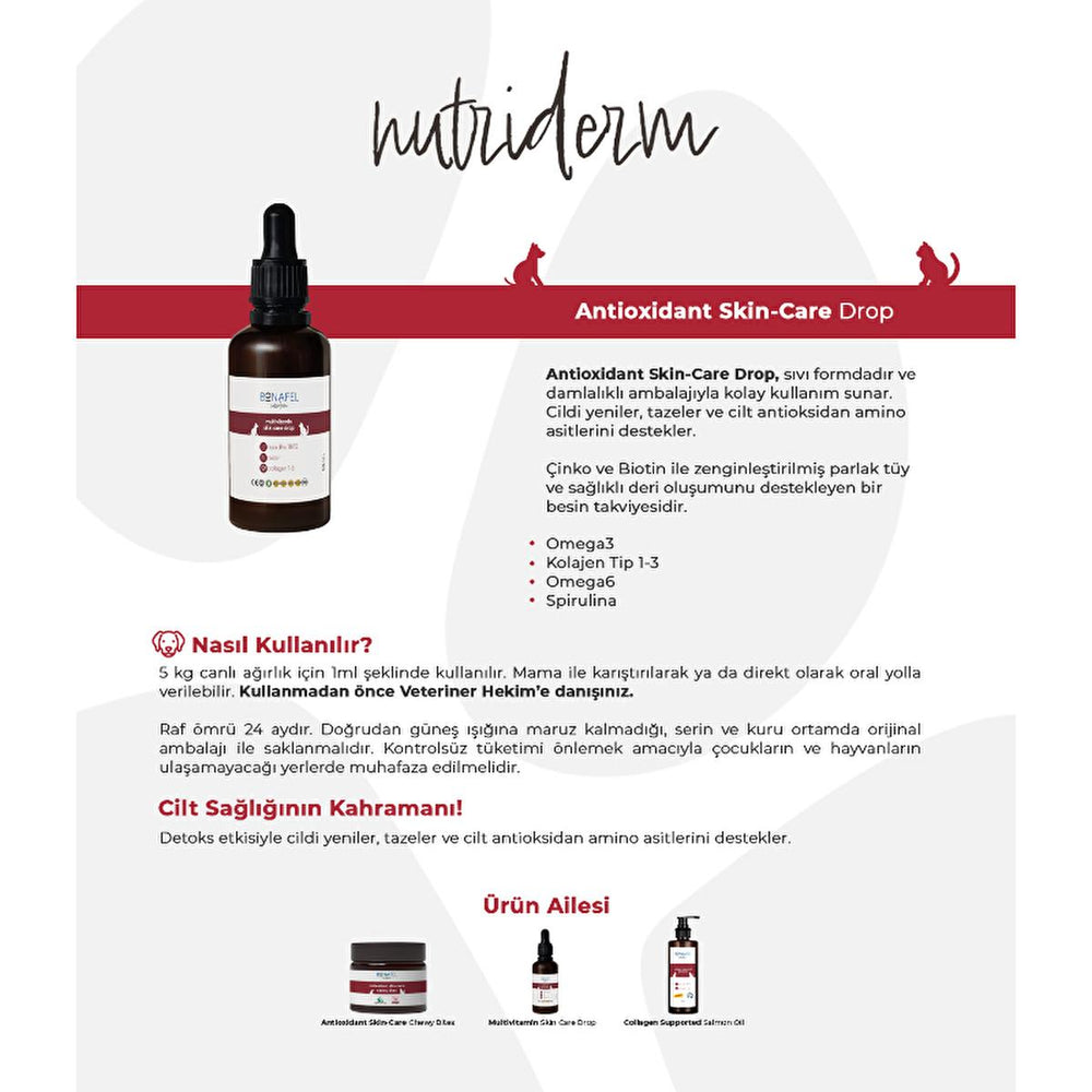 Bonafel Omega-3 Pet Supplement for Skin & Coat Health - Liquid Formula for Cats & Dogs - view 3
