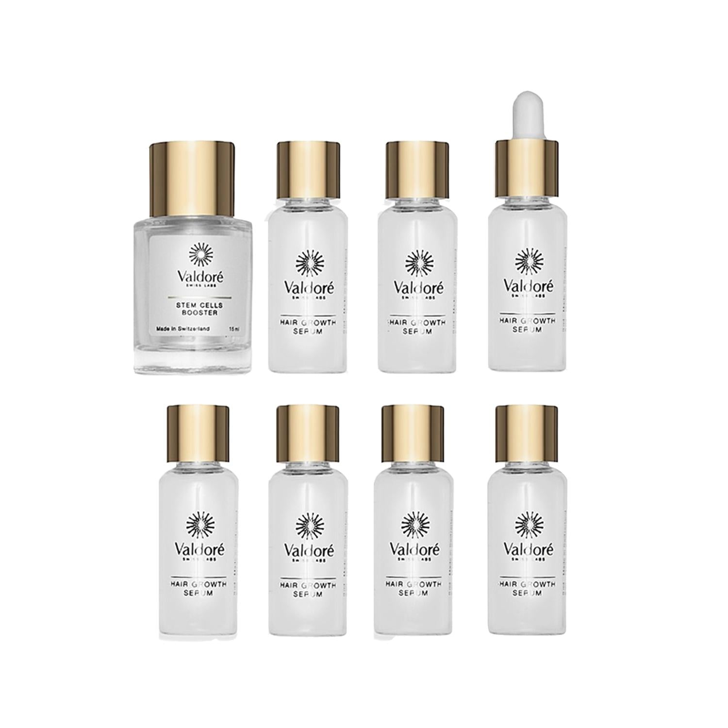 Valdore Hair Loss Prevention Treatment - Intensive Hair Care for Thinning Hair, 7 x 8ml Treatment + 15ml Booster Valdore Hair Loss Prevention Treatment - Intensive Care for Fuller Hair Hair Loss Prevention, Intensive Hair Care, Hair Health Treatment, Valdore Hair Loss Prevention, Hair Loss Treatment Booster, Hair Care, Hair Growth, Thinning Hair, Hair Loss Solution, Cosmetic, Hair Treatment, Booster, Hair Health, Hair Regrowth