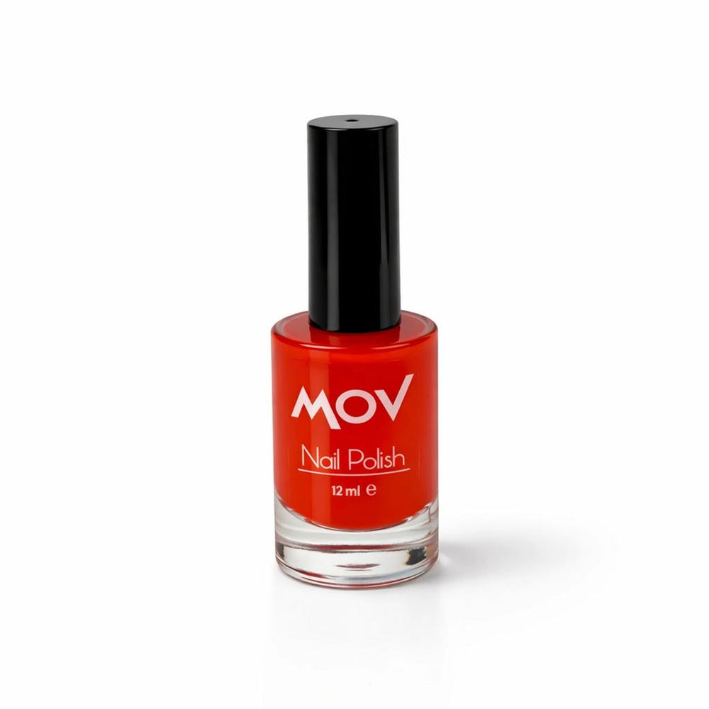 Mov Nail Polish No. 10 Light Red High-Shine Nail Lacquer