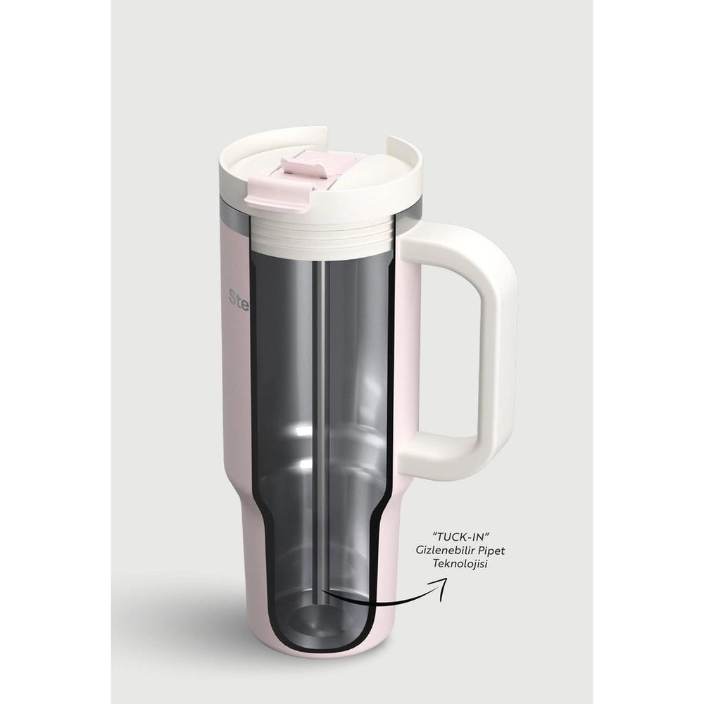 Stevig 2 Moods Insulated Tumbler in Petal Pink 900 ml