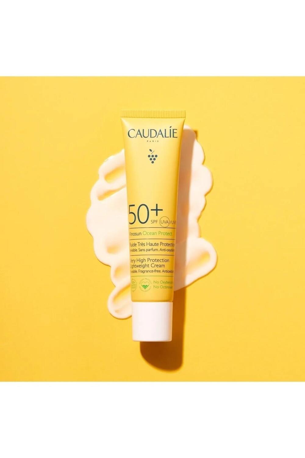 Caudalie Vinosun SPF 50+ Lightweight Fragrance-Free Sunscreen Cream - Vegan, Dermatologically Tested, Natural Ingredients Caudalie SPF 50+ Sunscreen Cream - Lightweight & Vegan sunscreen cream, SPF 50+, fragrance-free sunscreen, vegan skincare, dermatologically tested sunscreen, natural sunscreen, lightweight sunscreen, eco-friendly sunscreen, non-greasy sunscreen, daily sun protection, outdoor activities, sensitive skin, unscented skincare, cruelty-free products, antioxidant skincare, grape seed extract, V