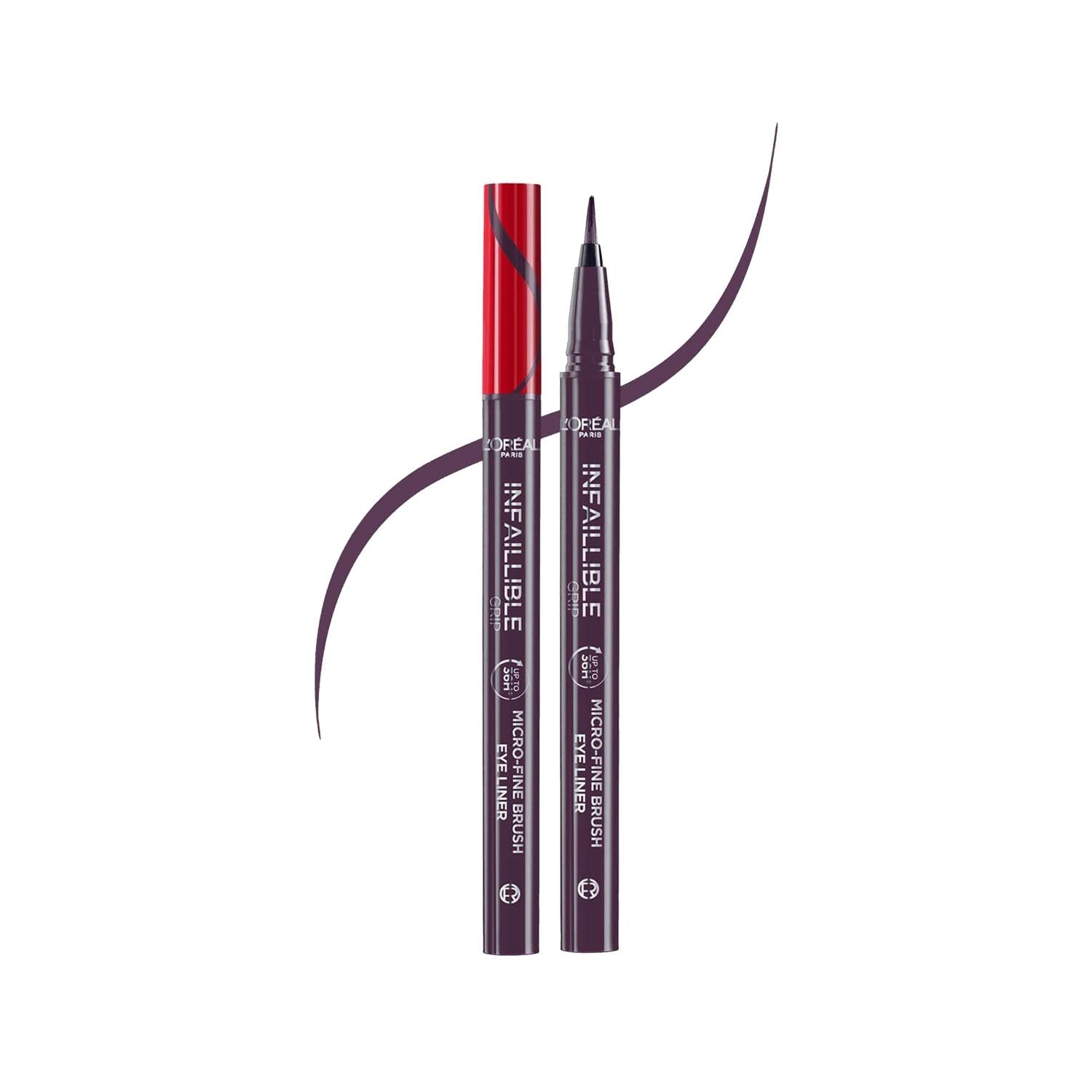 Loreal Paris Infaillible 36H Grip Micro Fine Eyeliner - Long-Lasting, Precise Eyeliner for Beauty Enthusiasts Loreal Paris 36H Eyeliner - Long-Lasting & Precise eyeliner, Loreal Paris, long-lasting eyeliner, micro fine eyeliner, 36H eyeliner, Infaillible series, beauty essentials, makeup, cosmetics, durable makeup, precise application, Dew Berry shade, beauty enthusiasts, makeup lovers, long-lasting makeup