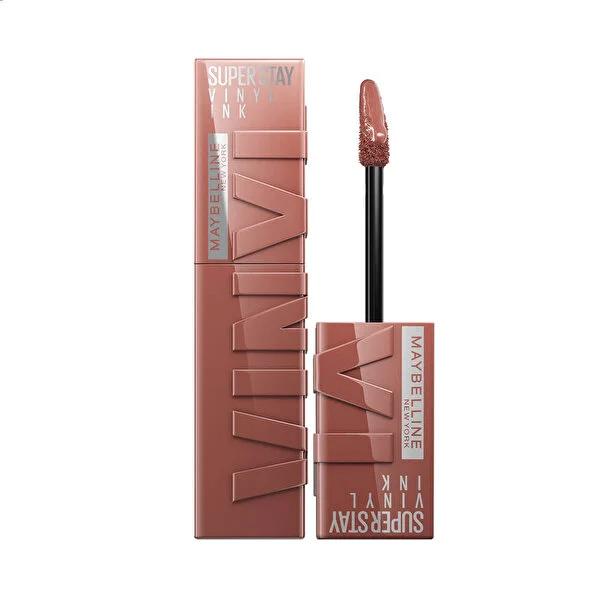 Maybelline Super Stay Vinyl Ink Lipstick - Long-Lasting Nude Shades with High-Shine Finish Maybelline Vinyl Ink Lipstick - Long-Lasting Shine long-lasting lipstick, nude lipstick, high-shine lip color, smudge-proof lipstick, Maybelline Vinyl Ink, lip cosmetics, beauty essentials, makeup products, cosmetic gifts, durable lip color, trendy lip shades