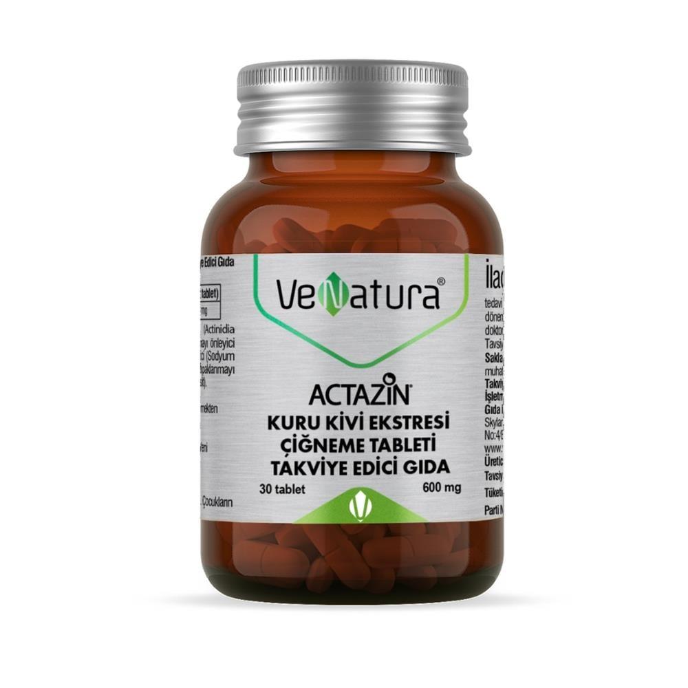 VeNatura Actazin Kiwi Extract Dietary Supplement - 30 Tablets for Digestive Health Support - image 2