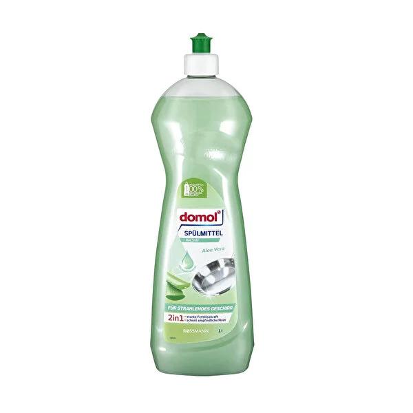 Domol Balsam Aloe Vera Dishwashing Detergent - Gentle & Effective Grease Cutting Hand Wash Soap, 1000ml Domol Dishwashing Detergent - Gentle & Effective dishwashing detergent, hand washing dish soap, gentle dish detergent, balsam aloe vera dish soap, grease cutting dishwashing liquid, effective cleaning, gentle on skin, skin care, household cleaning, kitchen essentials